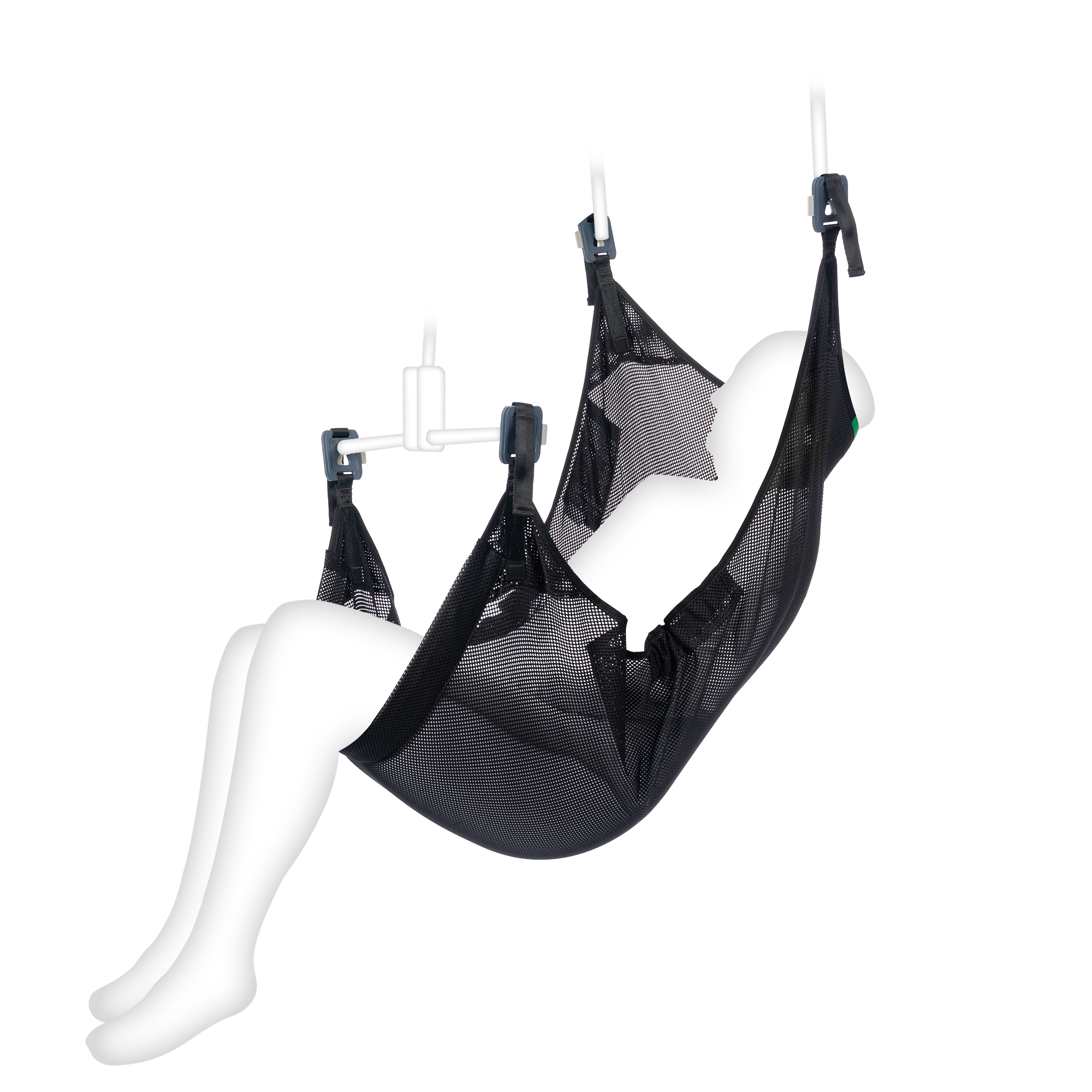 Longseat verblijfsband (Recycled polyster zwart)